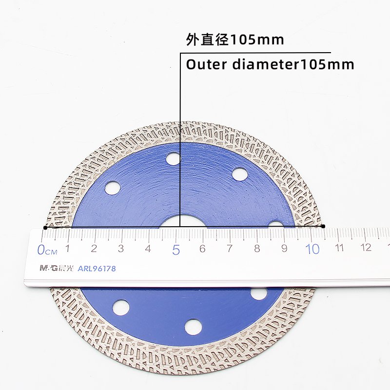 105mm Blue K-Wave Ceramic Blade – Custom Colours