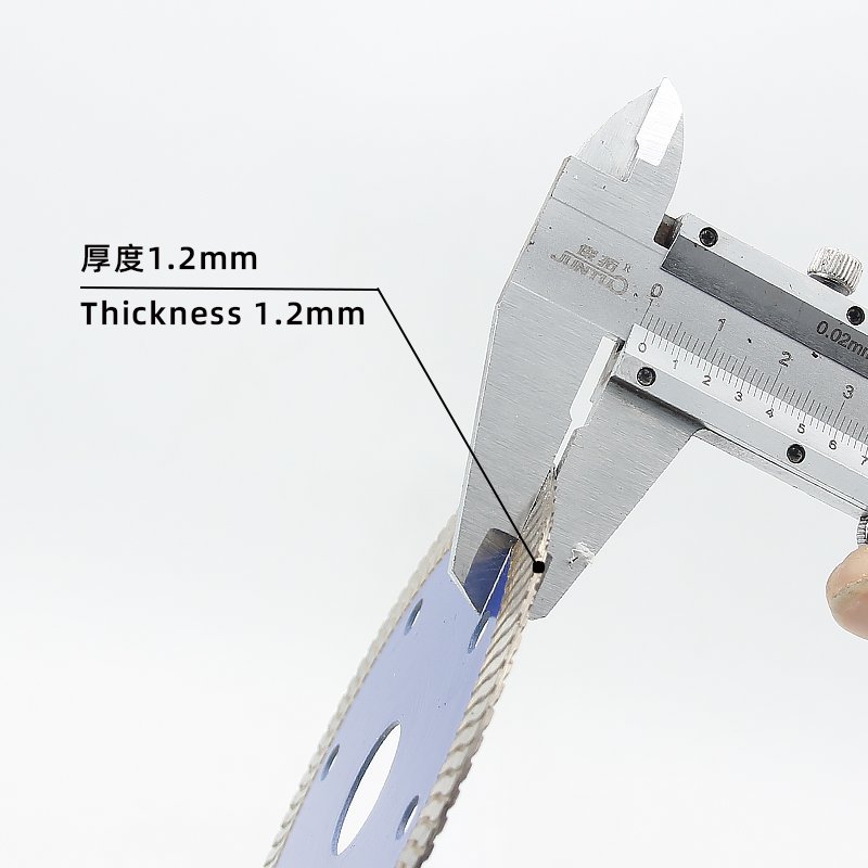 105mm Blue Wave Rim Ceramic Tile Blade