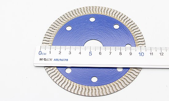 105mm Blue Wave Rim Ceramic Tile Blade