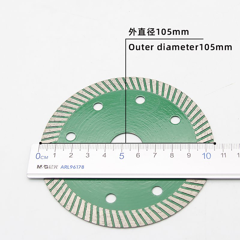 105mm 72-Tooth Corrugated Ceramic Tile Blade