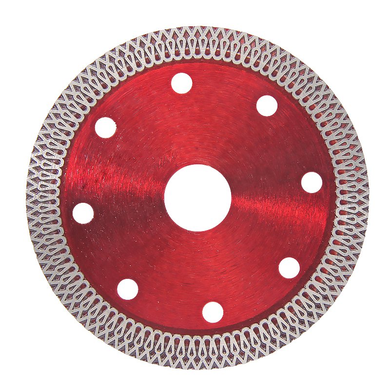105mm Transparent Red Mesh Rim Ceramic Blade