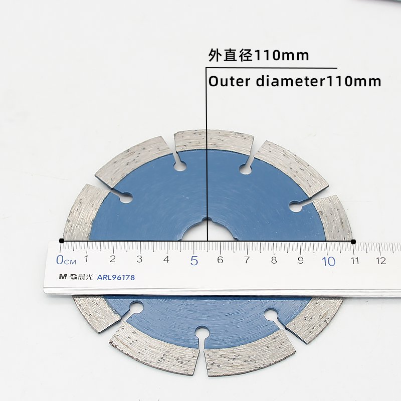 110mm Deep-Hole Design Dry Cutting Stone Blade