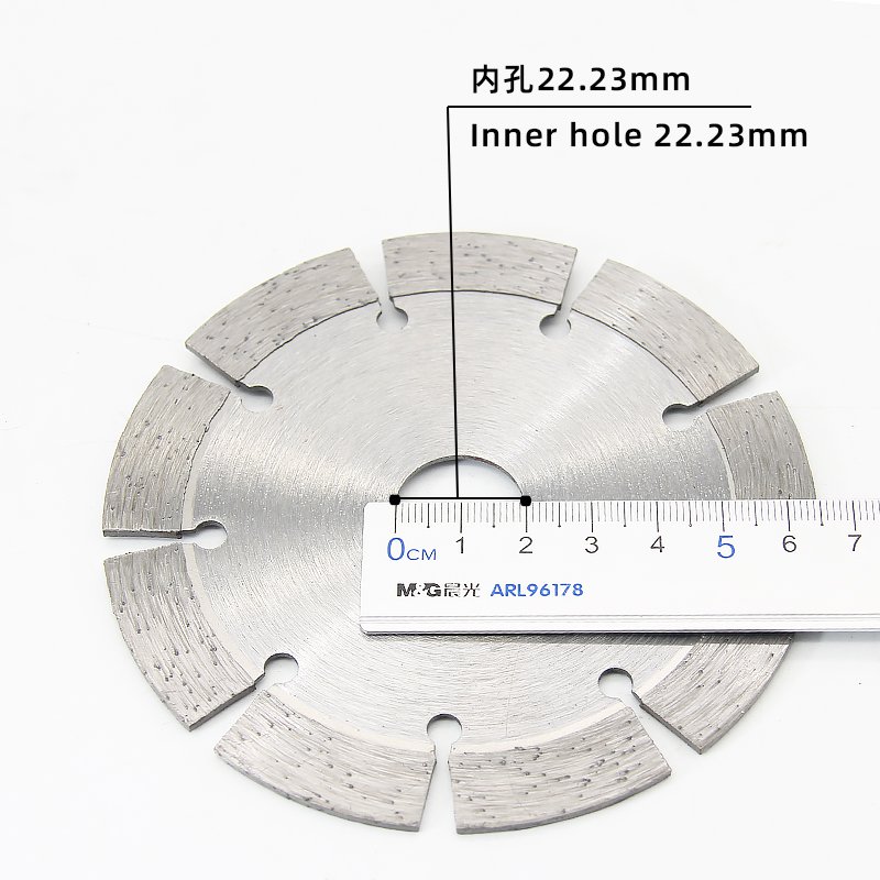 110mm 9-Tooth Dry Cutting Stone Blade – 12mm Segment