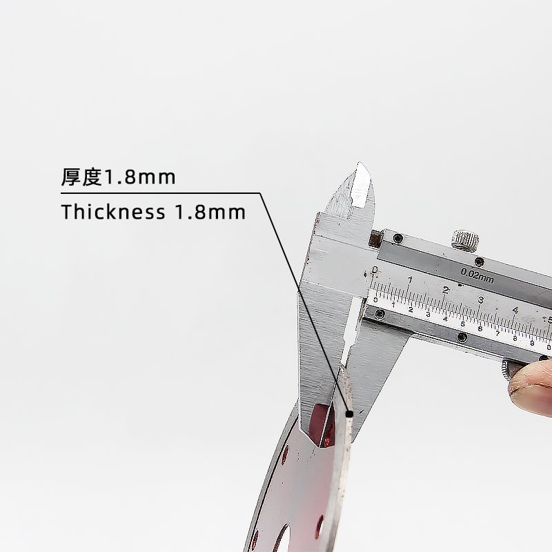 110mm Transparent Red Continuous Rim Stone Blade
