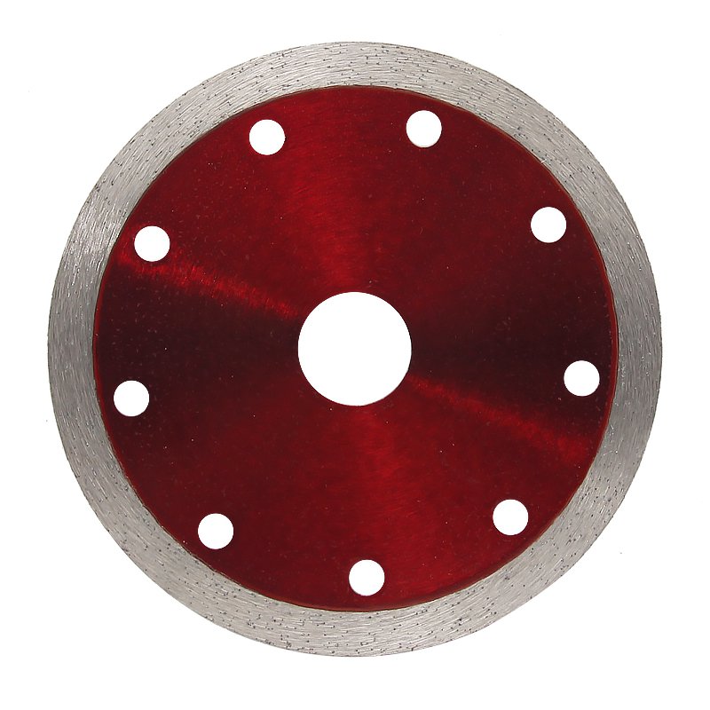 110mm Transparent Red Continuous Rim Stone Blade product photograph