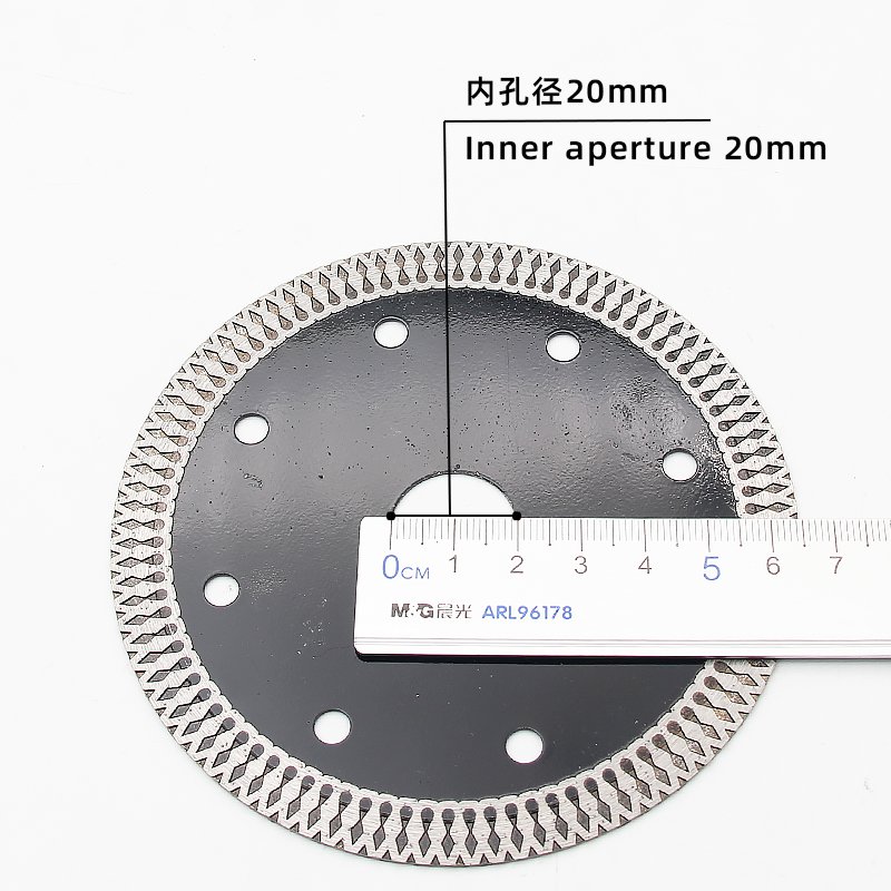 110mm Black Mesh Rim Ceramic Cutting Blade