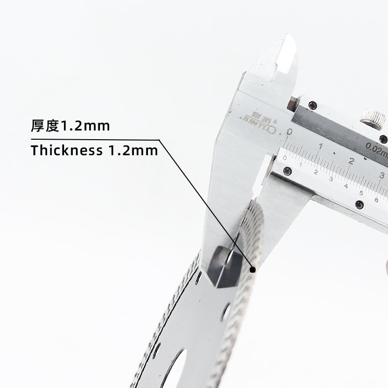 110mm Black Mesh Rim Ceramic Cutting Blade