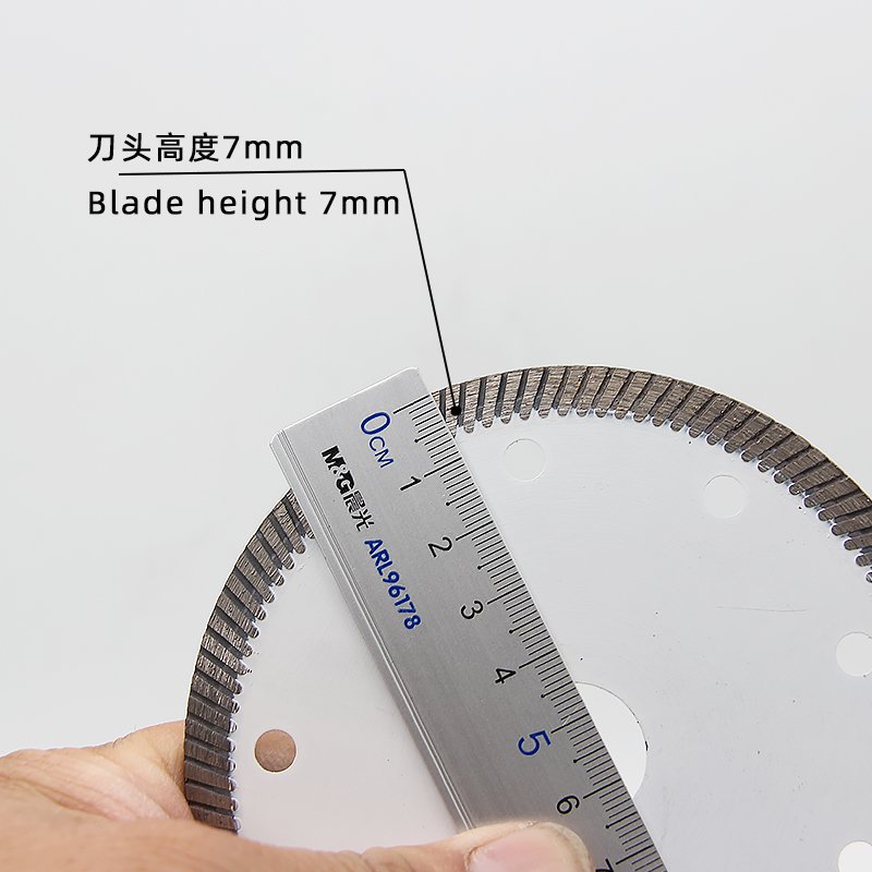 110mm Small Corrugated Tile Blade – 7mm Segment