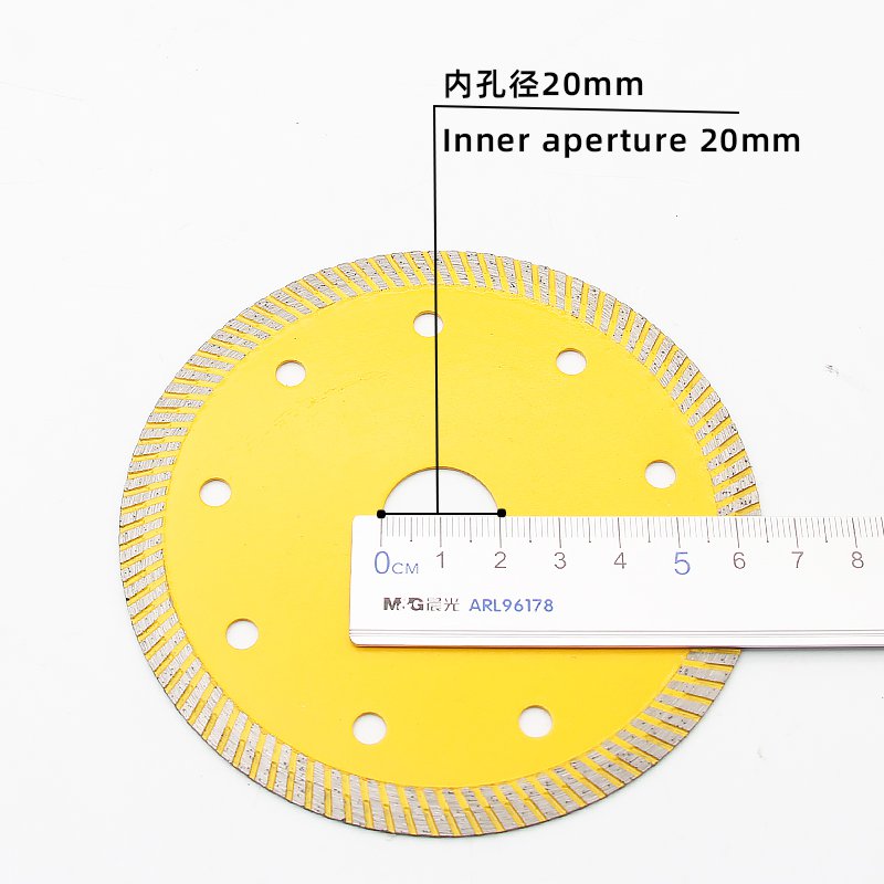 110mm Yellow Small Corrugated Tile Blade