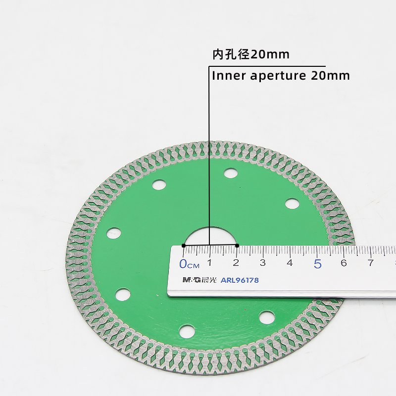 110mm Green Mesh Rim Ceramic Tile Blade