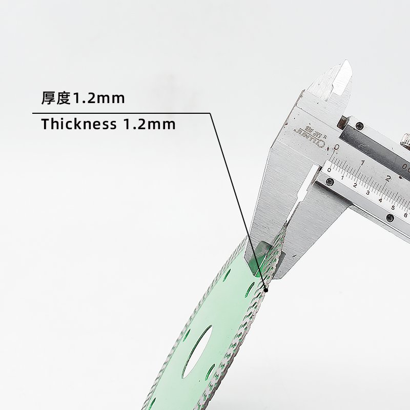 110mm Green Mesh Rim Ceramic Tile Blade