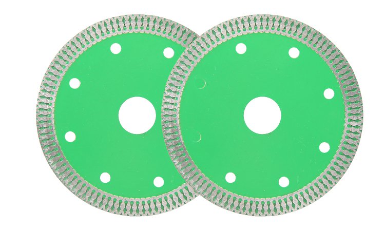 110mm Green Mesh Rim Ceramic Tile Blade
