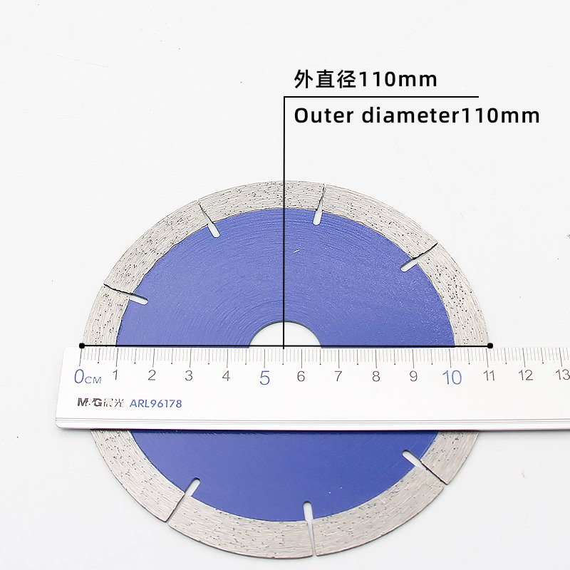 110mm Blue U-Tooth Ceramic Chamfering Blade
