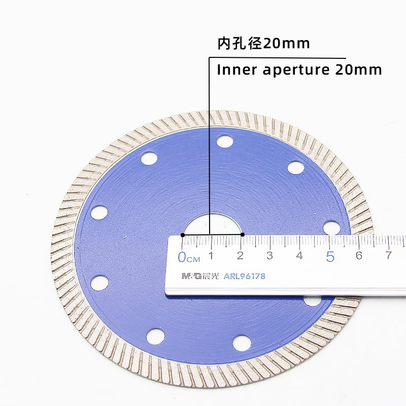 110mm Blue Corrugated Ceramic Tile Blade