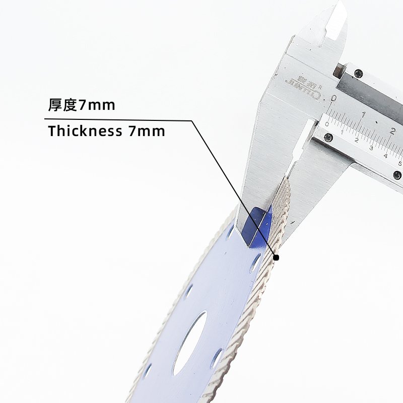 110mm Blue Corrugated Ceramic Tile Blade
