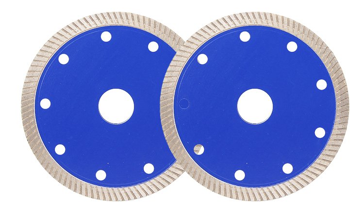 110mm Blue Corrugated Ceramic Tile Blade