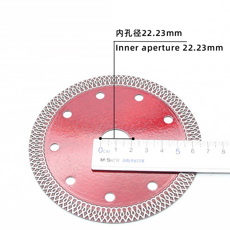 115mm Transparent Red Ceramic Tile Blade