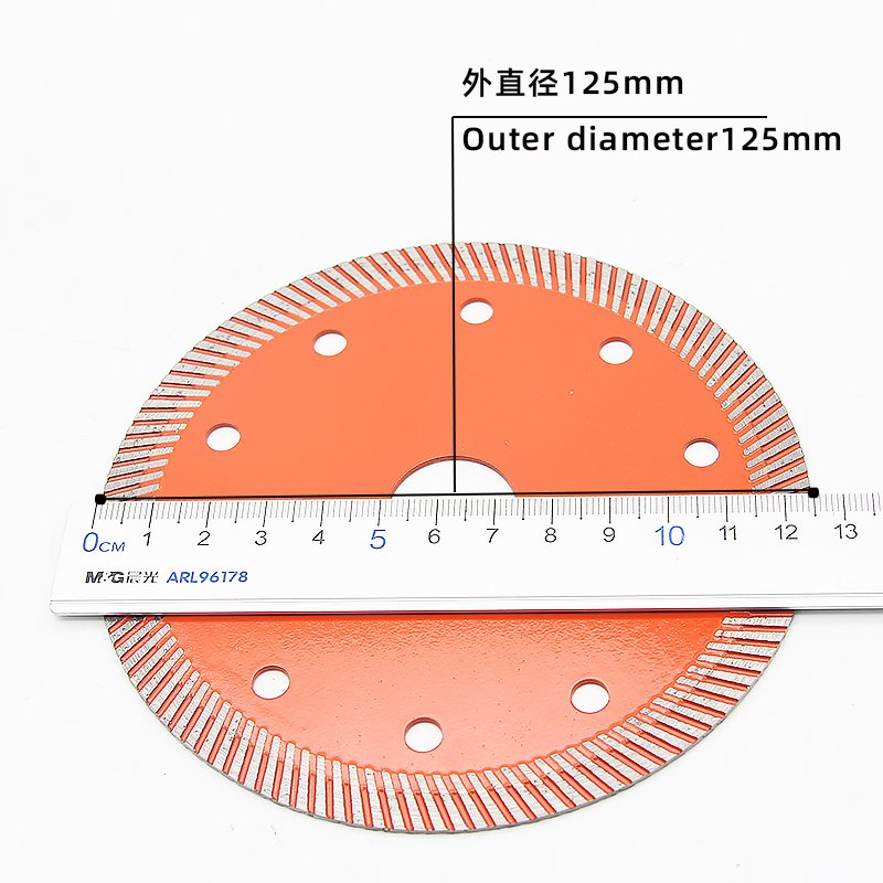 125mm Thin Corrugated Tile Blade – 10mm Segment