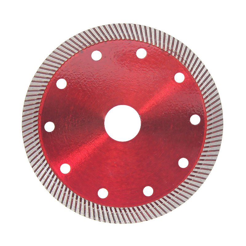 125mm Transparent Red Small Ripple Tile Blade