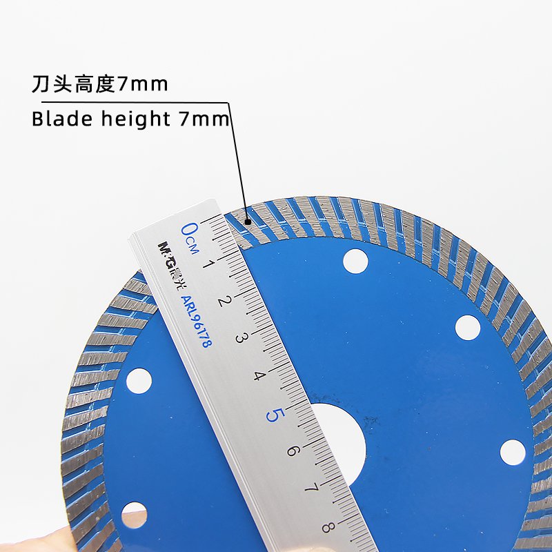125mm Corrugated Stone & Tile Blade – 7mm Segment