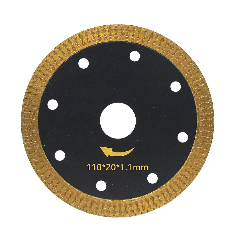 110mm Black Mesh Rim Ceramic Blade – Custom Design