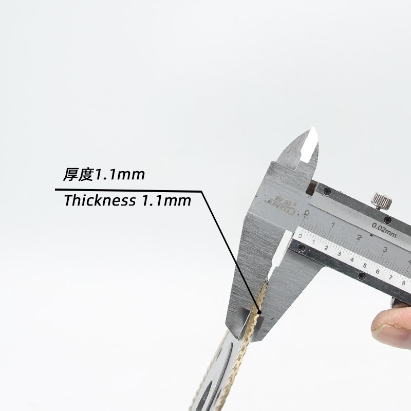 110mm Black Mesh Rim Ceramic Blade – Custom Design