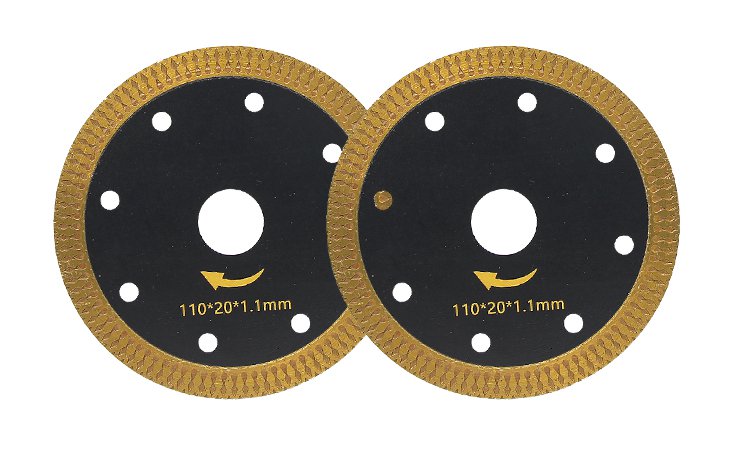 110mm Black Mesh Rim Ceramic Blade – Custom Design