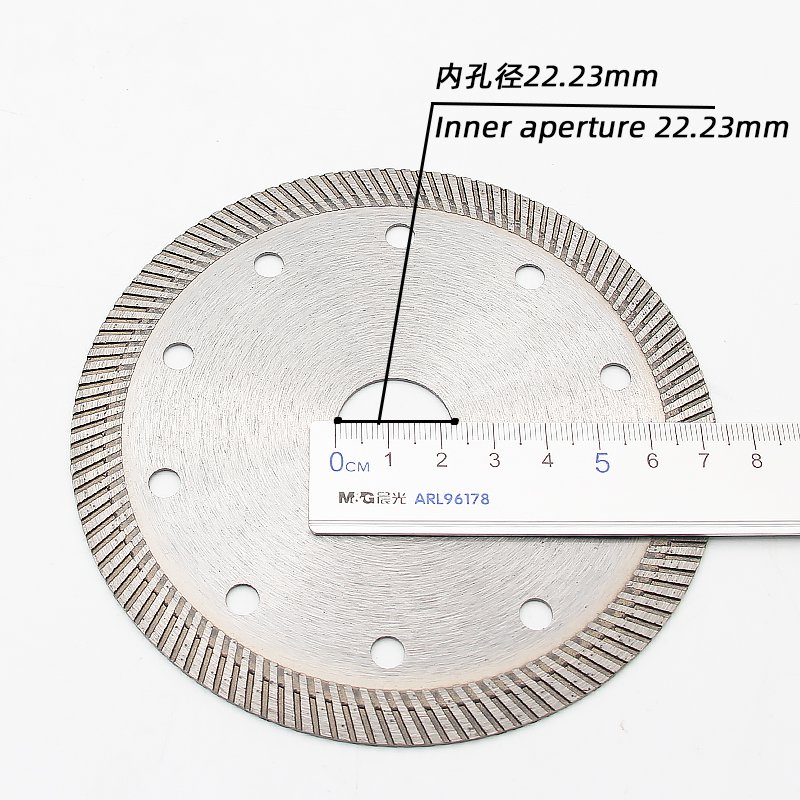 125mm Corrugated Ceramic Tile Blade – 1.4mm Thickness