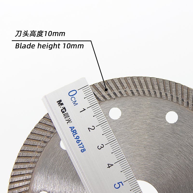 125mm Corrugated Ceramic Tile Blade – 1.4mm Thickness